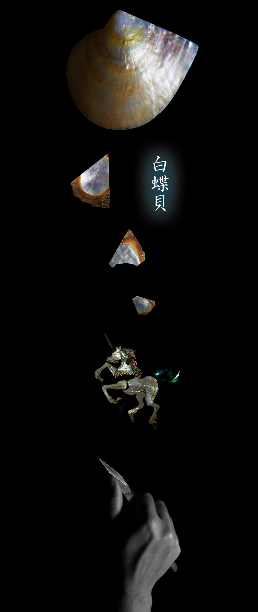 白蝶貝の螺鈿